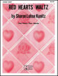Red Hearts Waltz-1 Piano 4 Hands piano sheet music cover